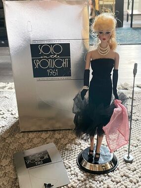 1961 Barbie Solo In The Spotlight Porcelain Doll  - Limited Edition